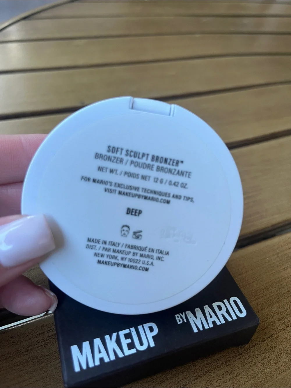 Makeup By Mario Soft Sculpt Bronzer — Warm Brown Compact